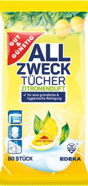 G&G Chusteczki Nawilżane Czyszczące 1L – Uniwersalne, Skuteczne