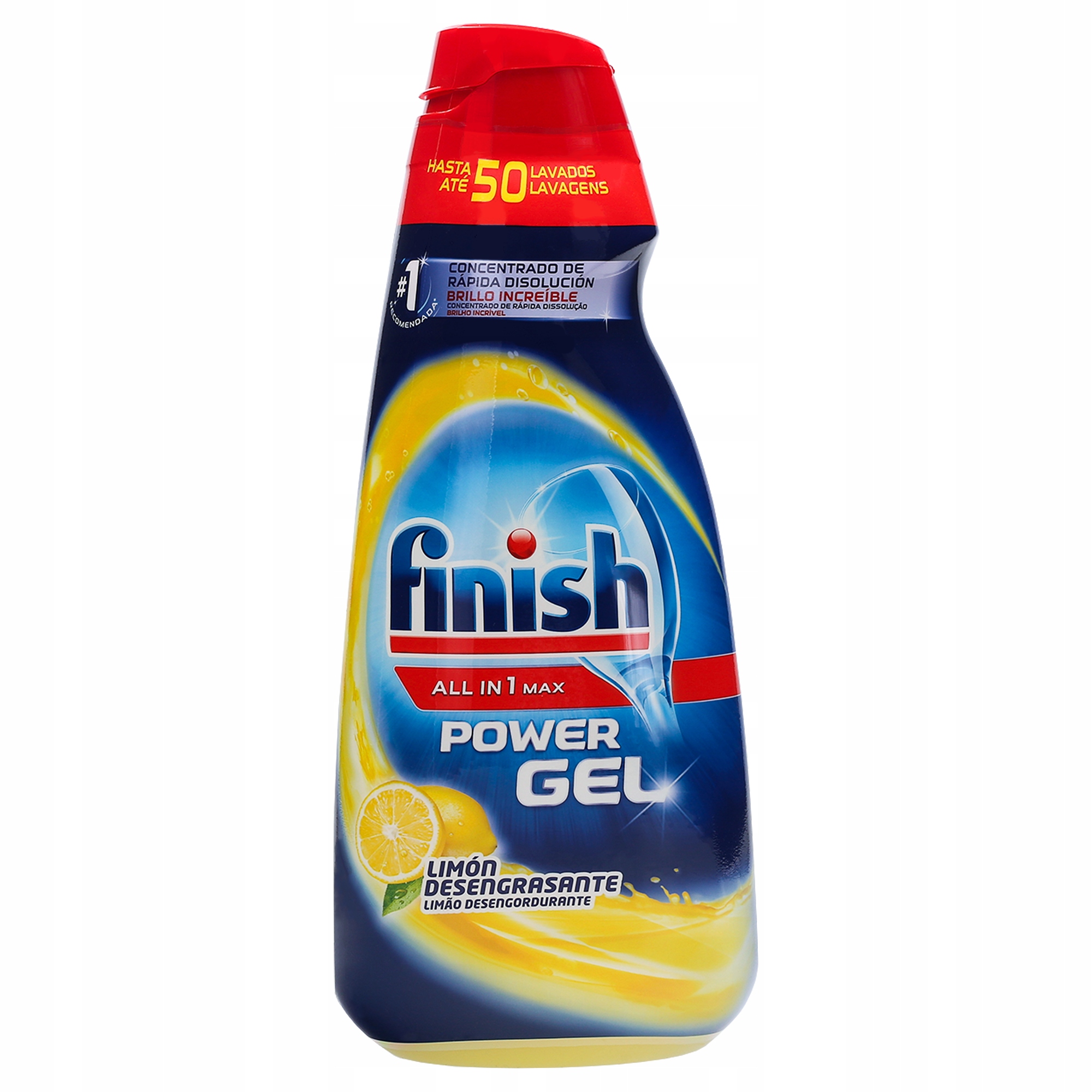 Finish All-in-1 Power Max żel do zmywarki Lemon 1l - obrazek 9