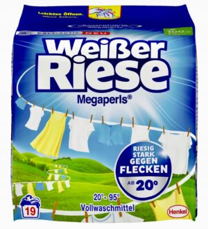Weisser Riese Megaperls Proszek 19 prań aktywny w 20 stopniach 1.14kg