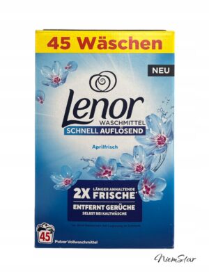 Proszek do prania Lenor uniwersalny Aprilfrisch 2,495kg z Niemiec DE