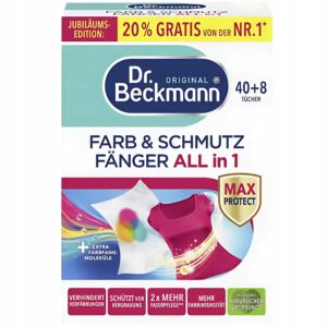 Chusteczki do prania wyłapujące kolor Dr. Beckmann 48 szt. All in 1 DE