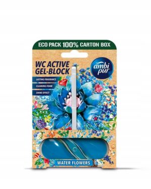 Ambi pur Zawieszka do Czyszczenia Toalety WC Higiena Water flowers 45g