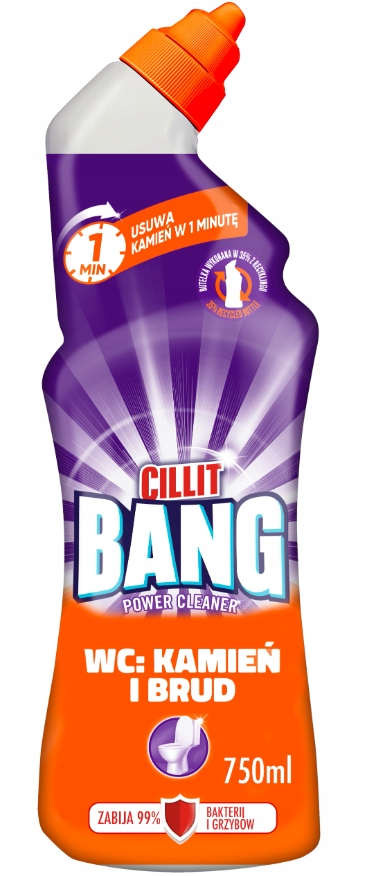 Cillit Bang żel do WC kamień i brud 750 ml