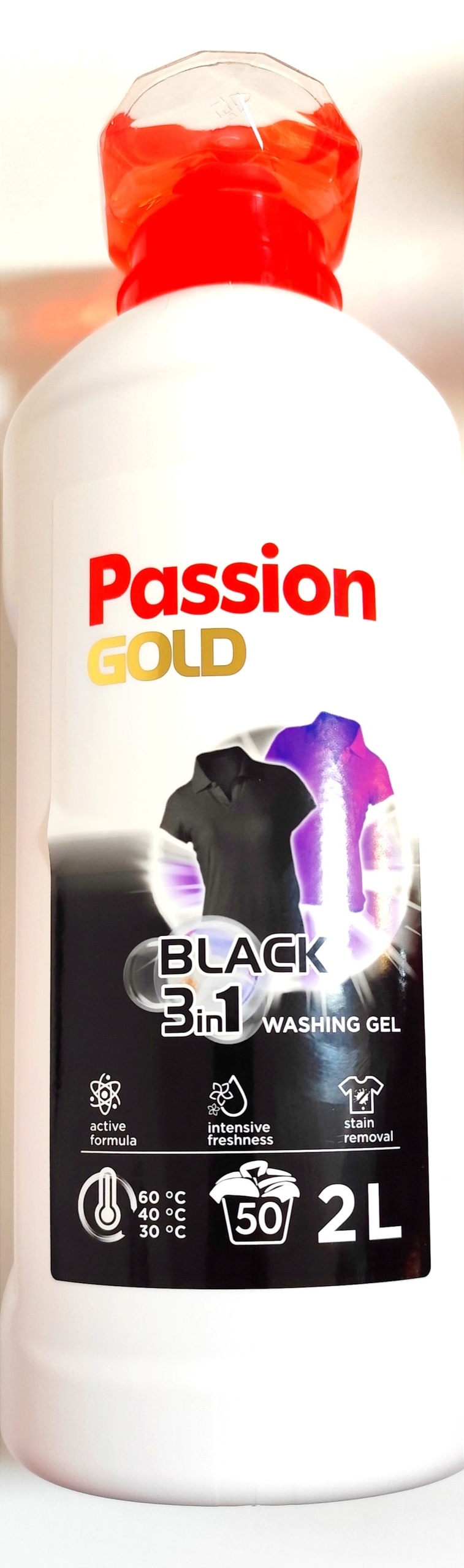 PASSION GOLD BLACK 2L Żel do prania CZARNEGO - obrazek 2
