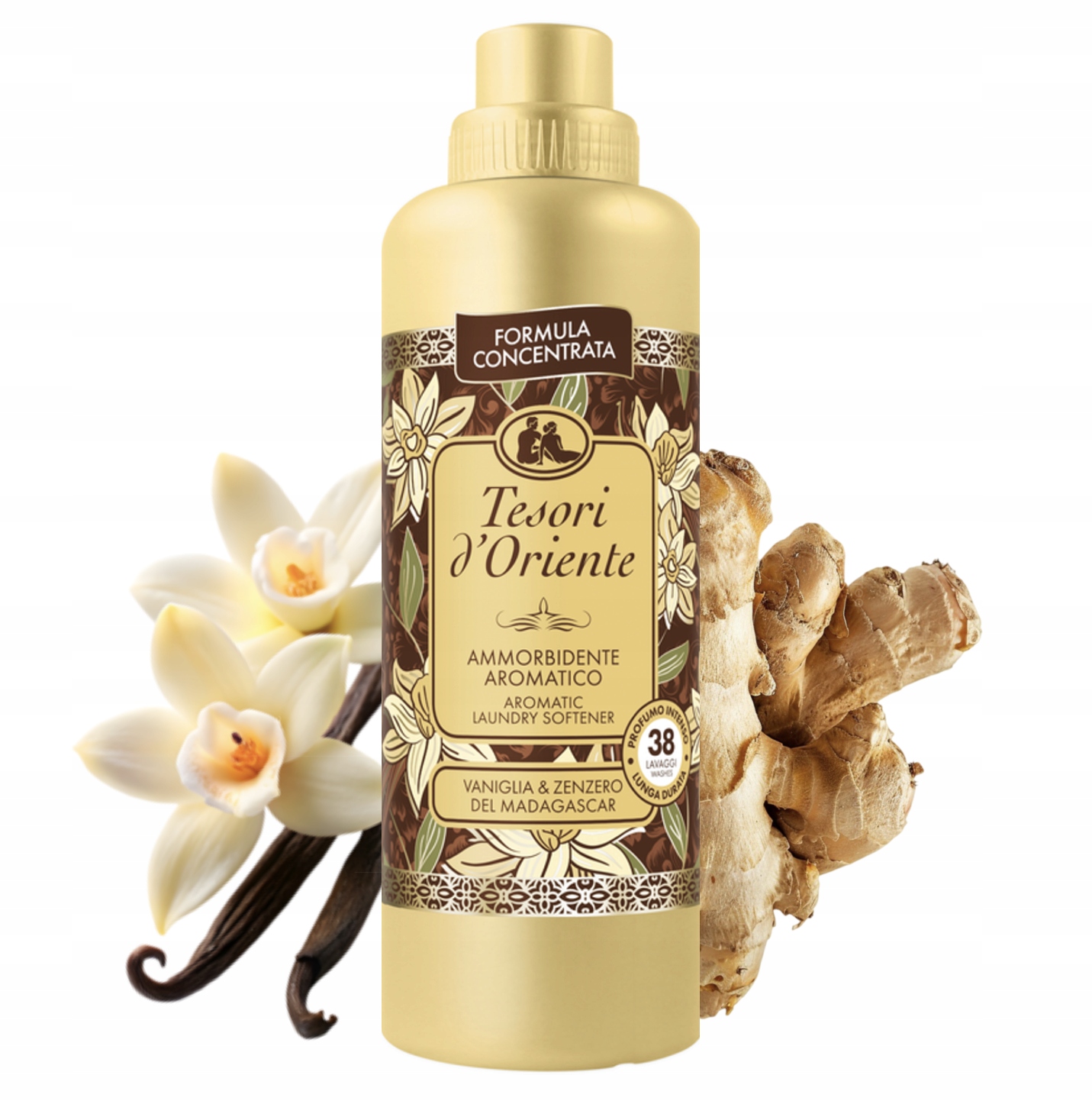 TESORI PŁYN DO PŁUKANIA VANILIA & IMBIR Z MADAGASKARU 750ML - obrazek 2
