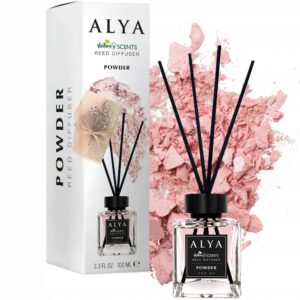 Alya pachnące patyczki zapachowe dekoracyjny odświeżacz Powder 100ml