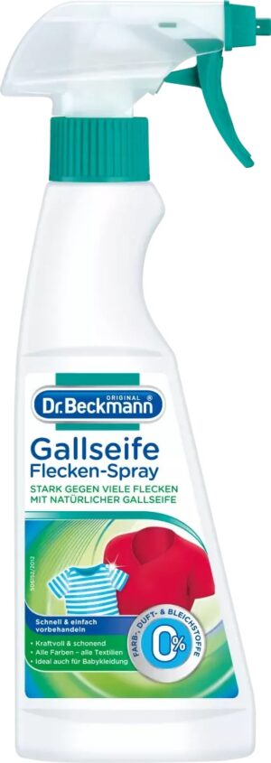 Dr Beckmann Odplamiacz do Ubrań z Mydłem Galasowym w Sprayu Niemiecki 250ml