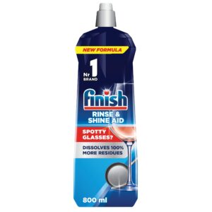 Finish Nabłyszczacz do Zmywarki 0,8L – Lśniące Naczynia Bez Zacieków
