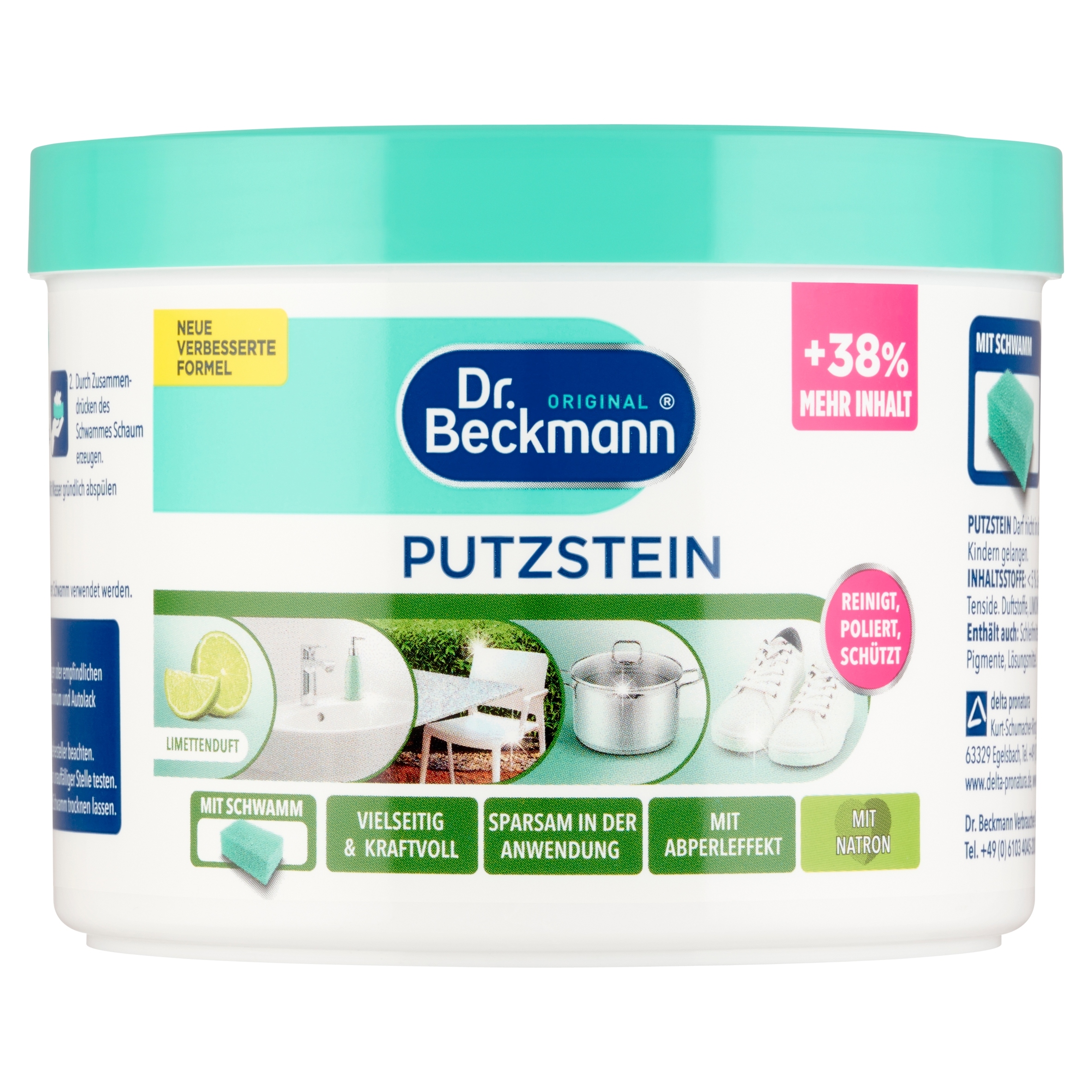 Dr. Beckmann Pasta do czyszczenia 550 g, Limonka - obrazek 3