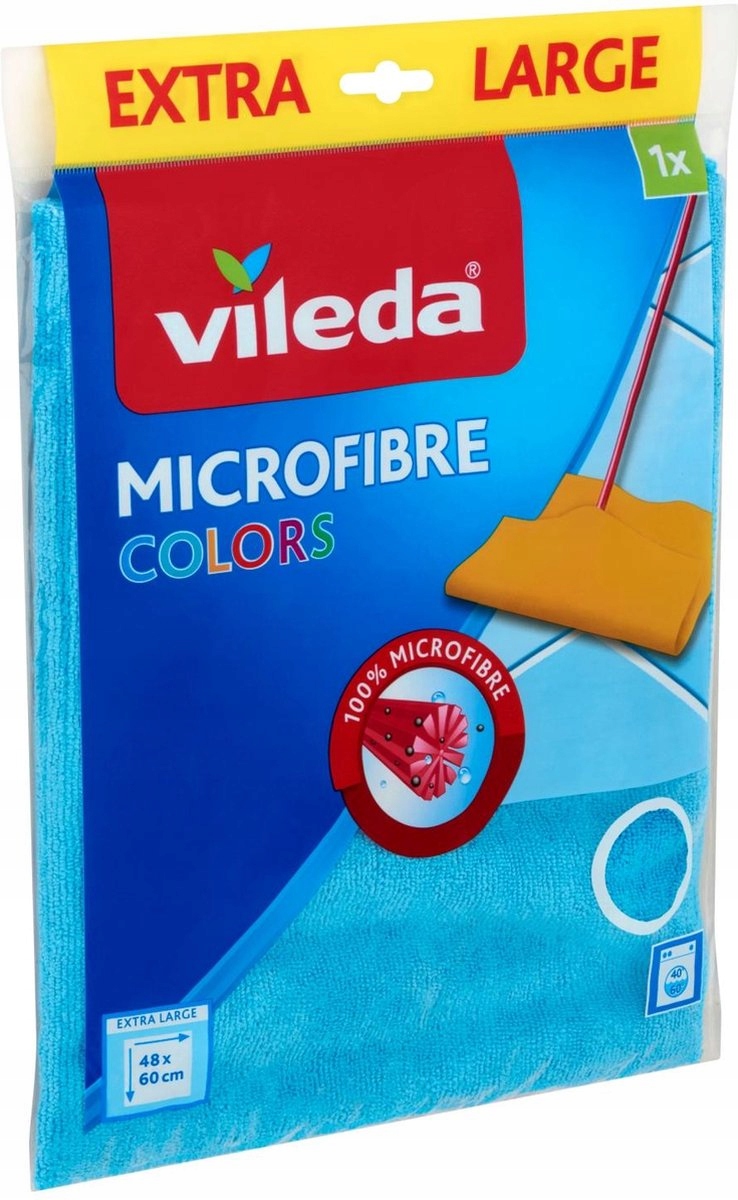 Ścierka do podłogi Vileda Microfibre Colors 1 szt. - obrazek 2