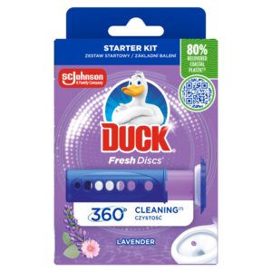 Duck Krążki żelowe i aplikator do toalety Lawenda