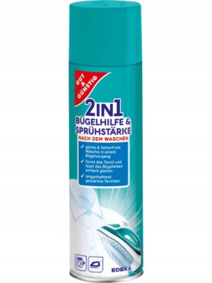 Niemiecki Krochmal w Sprayu Spray ułatwiający prasowanie G&G 2w1 500ml