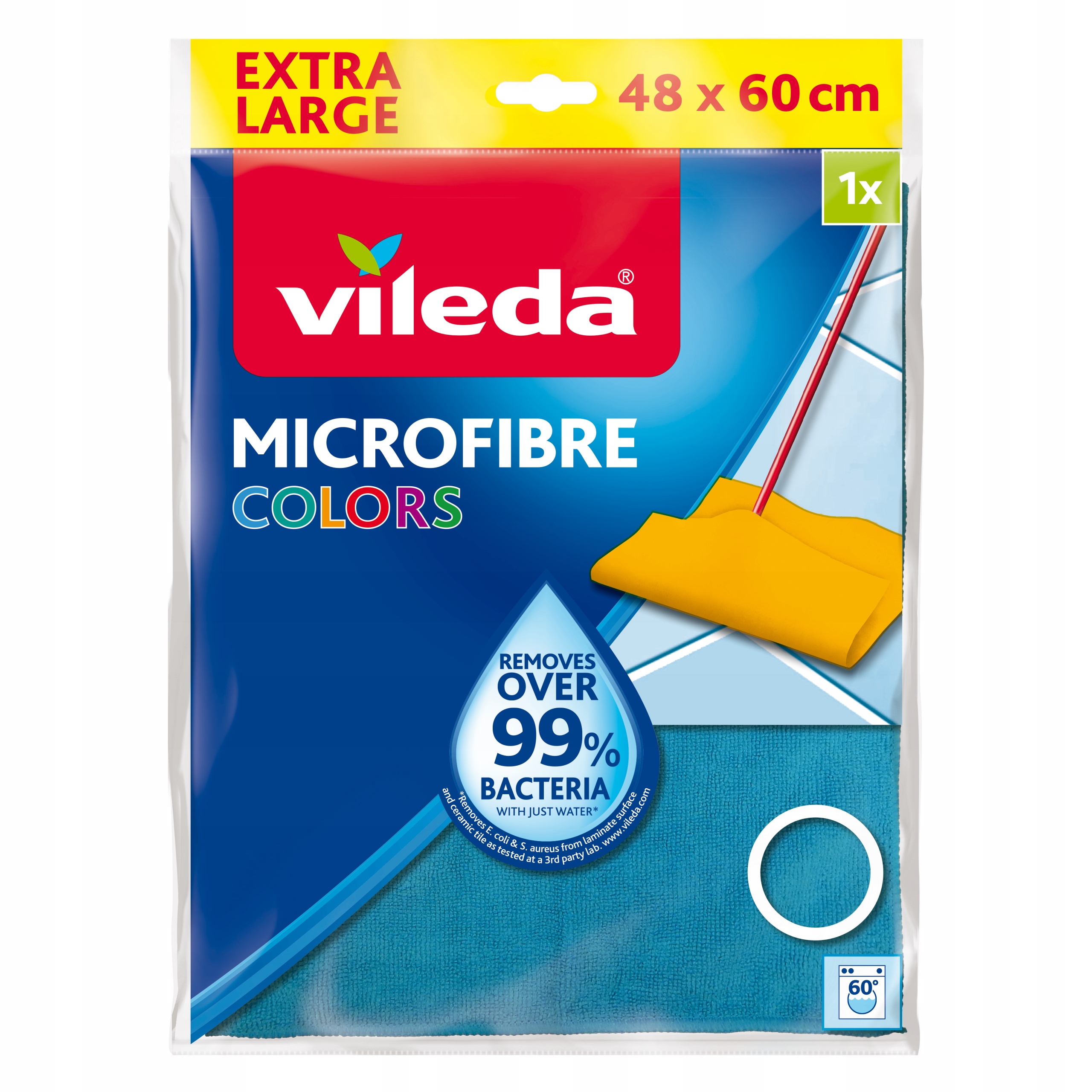 Ścierka do podłogi Vileda Microfibre Colors 1 szt. - obrazek 4