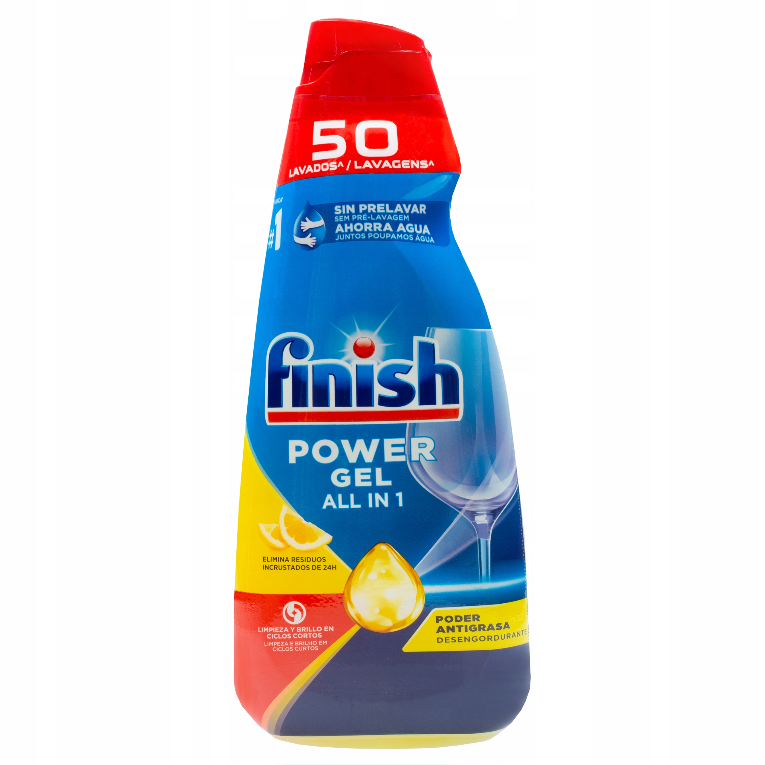 Finish All-in-1 Power Max żel do zmywarki Lemon 1l