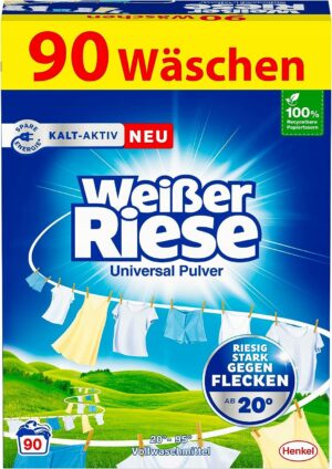 Weiße Riese Proszek do prania Uniwersalny 4,5 kg 90 prań – Niemiecki