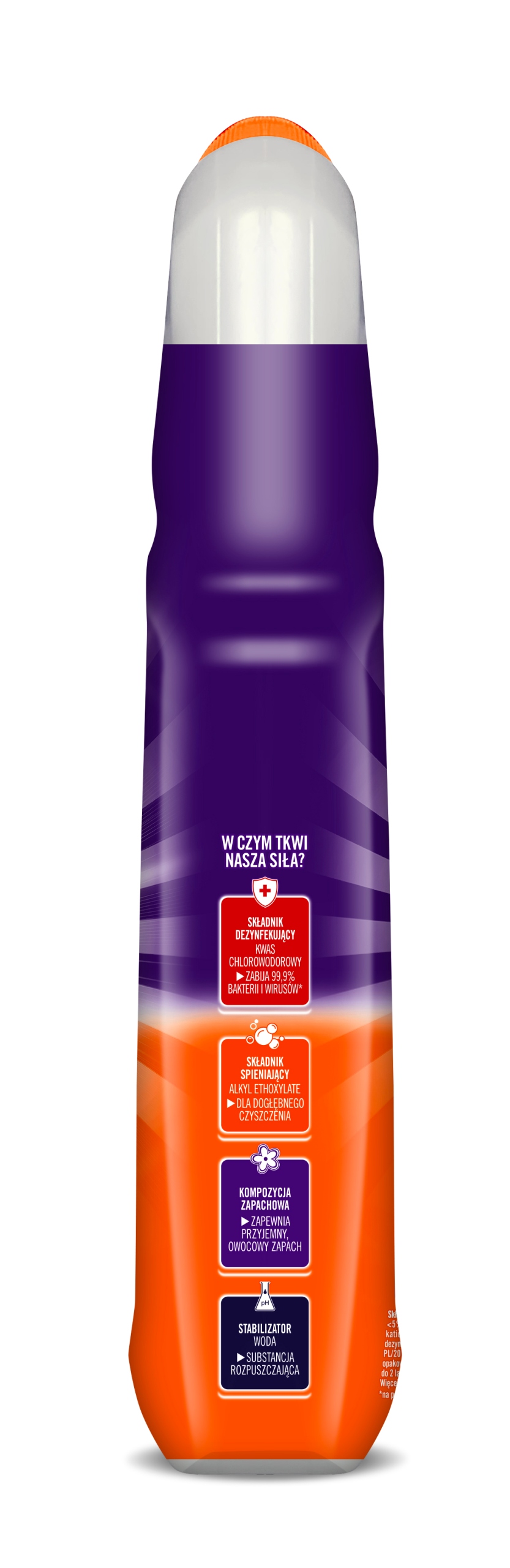 Cillit Bang żel do WC kamień i brud 750 ml - obrazek 7