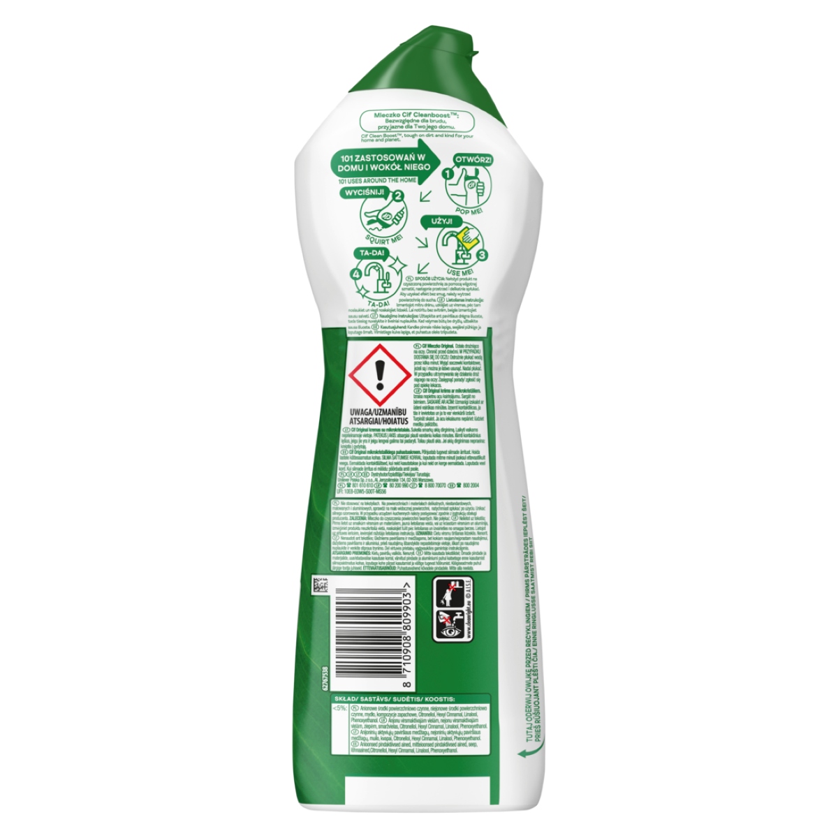 Mleczko do czyszczenia CIF Cream Original 780 ml - obrazek 9