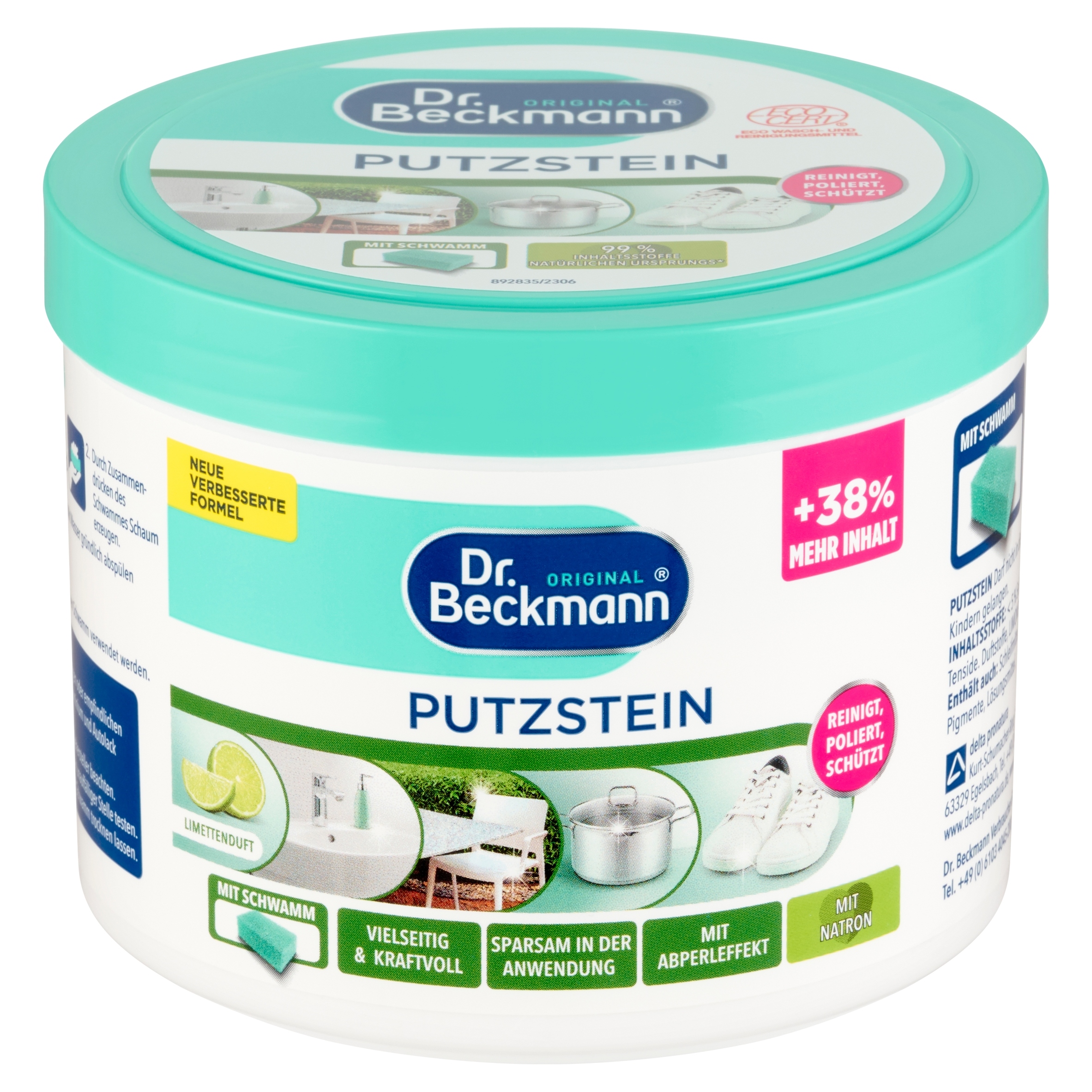 Dr. Beckmann Pasta do czyszczenia 550 g, Limonka - obrazek 4