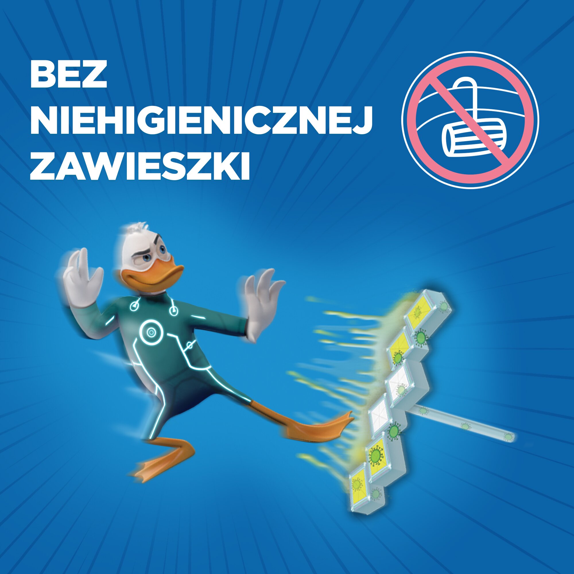 Duck Krążki żelowe i aplikator do toalety Lawenda - obrazek 6