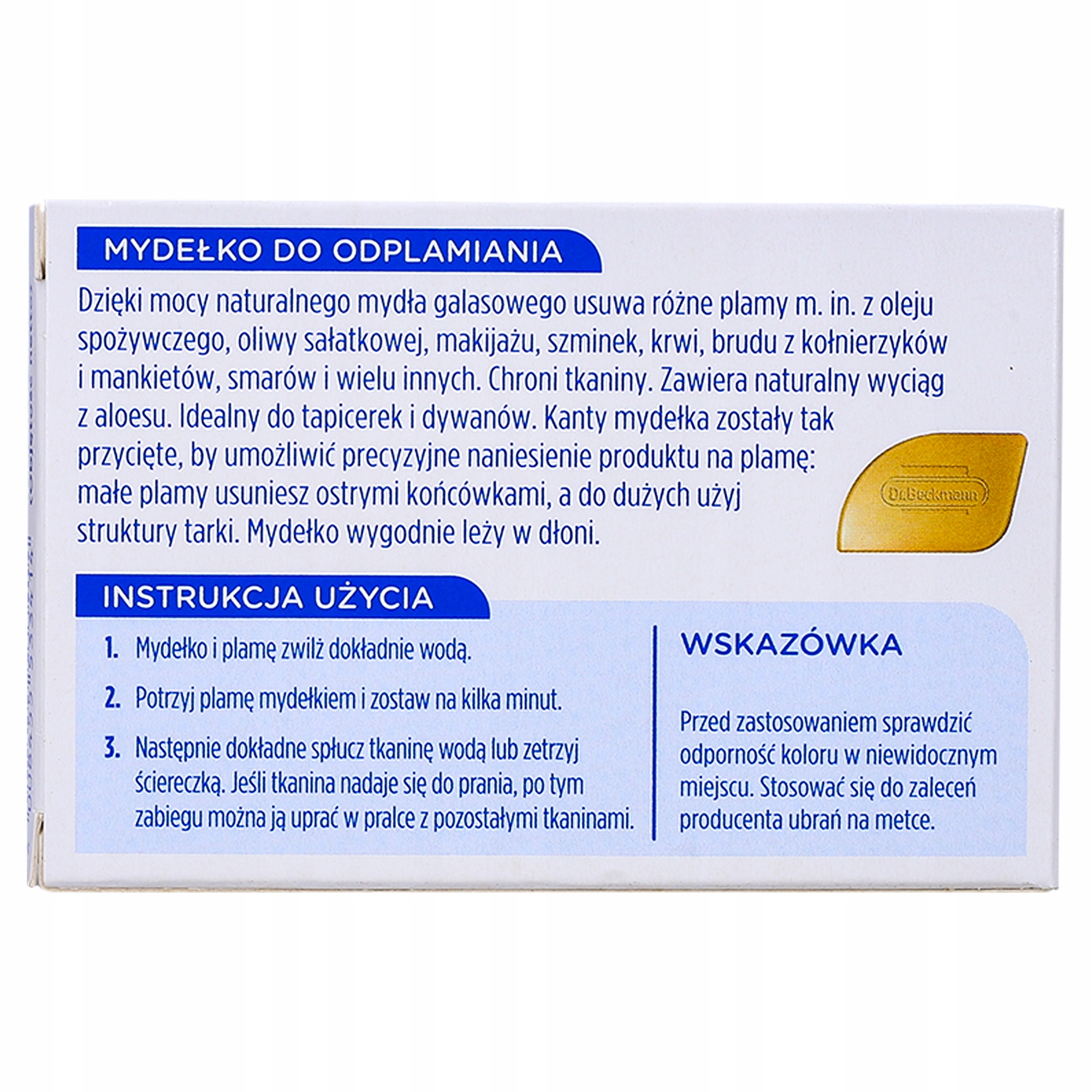 Mydełko do odplamiania Dr. Beckmann 100 g - obrazek 9
