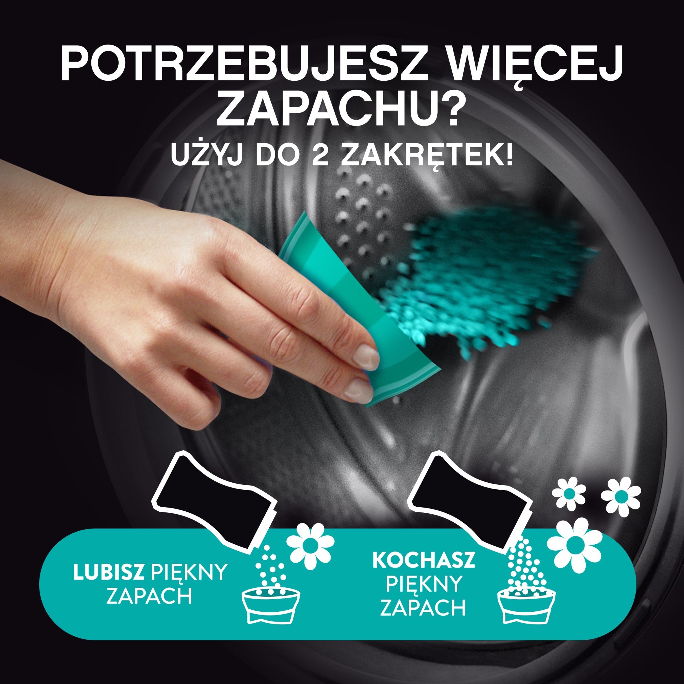 Lenor Unstoppables Fresh Perełki zapachowe do prania 270g - obrazek 2