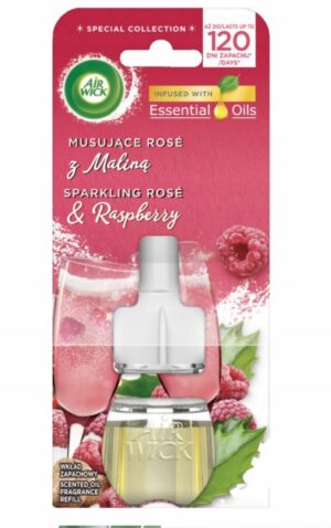 Air Wick długotrwały Zapach Malinowy Aromat Wkład Odświeżacz Powietrza 19ml