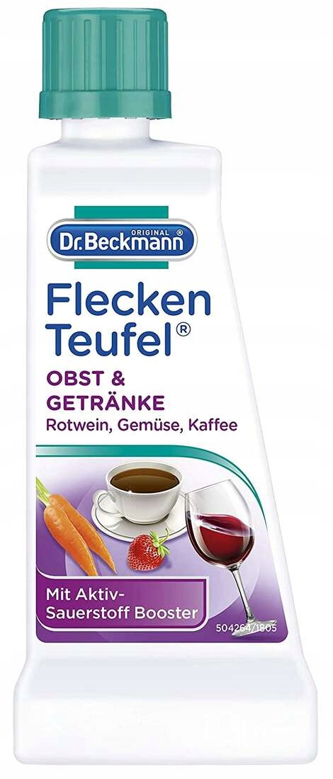 Dr. Beckmann odplamiacz w proszku 50 g wino kawa owoce warzywa odbarwiacz