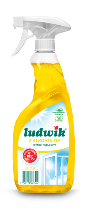 Płyn do mycia szyb z alkoholem Ludwik Cytryna 600 ml