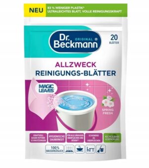 Dr Beckmann uniwersalne listki czyszczące do mycia podłóg kwiatowe 20 szt.