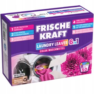 Frische Kraft 6w1 Listki Piorące do Koloru 50szt