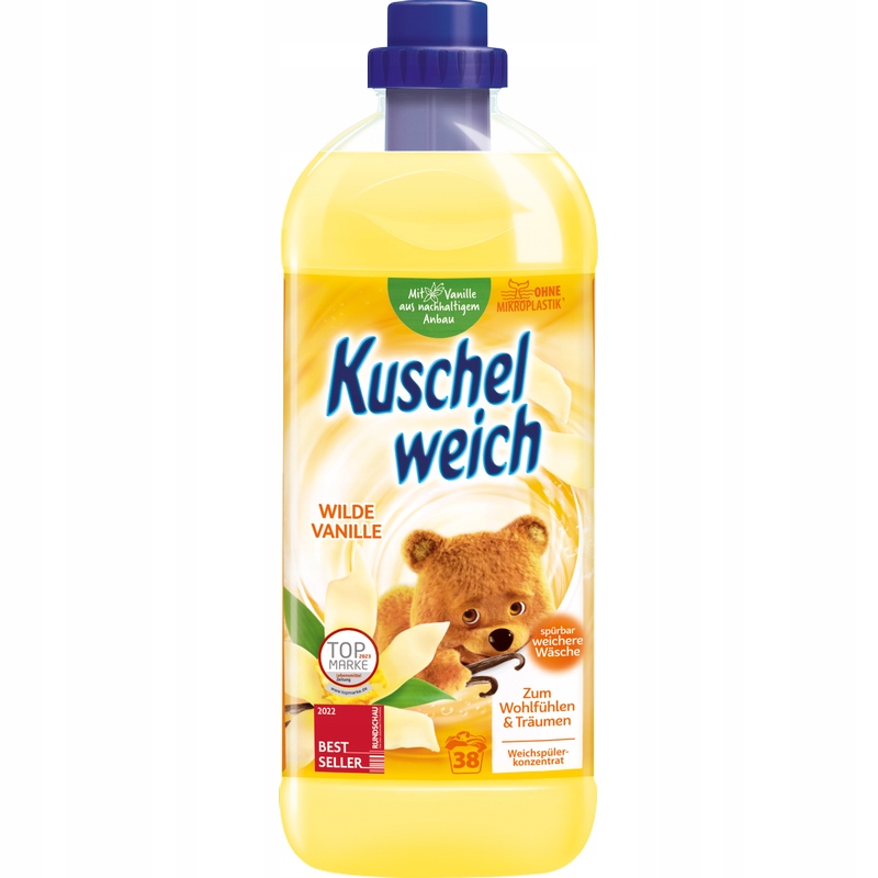 Kuschelweich Płyn do płukania Wilde Vanille 1l - obrazek 2