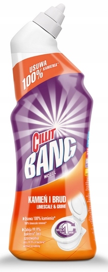 Cillit Bang żel do WC kamień i brud 750 ml - obrazek 3