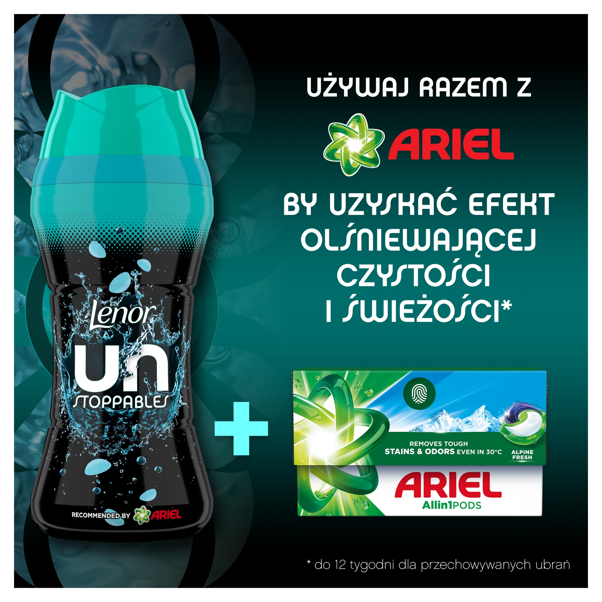 Lenor Unstoppables Fresh Perełki zapachowe do prania 270g - obrazek 6