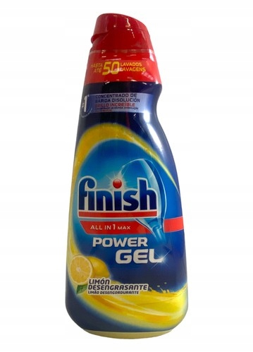 Finish All-in-1 Power Max żel do zmywarki Lemon 1l - obrazek 2