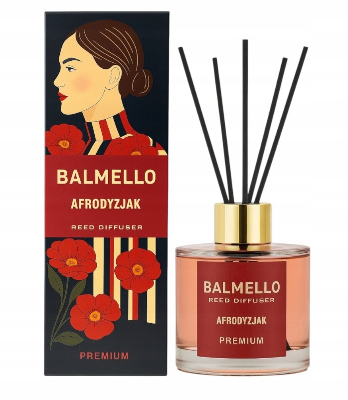 Zapach do domu AFRODYZJAK PREMUM BALMELLO patyczki dyfuzor 120 ML