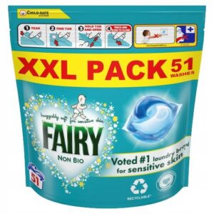 Fairy Non Bio Pods kapsułki do prania dla niemowląt wrażliwa skóra 51 sztuk