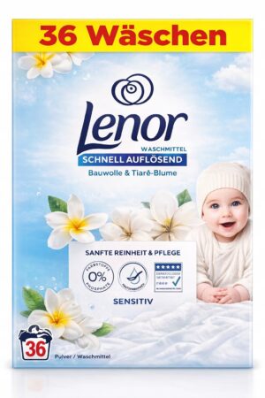 Lenor 36 prań proszek Sensitiv 1,98 kg
