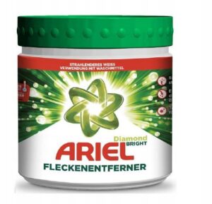 Odplamiacz w proszku Ariel 0,5 kg – Do białego, skuteczne usuwanie plam