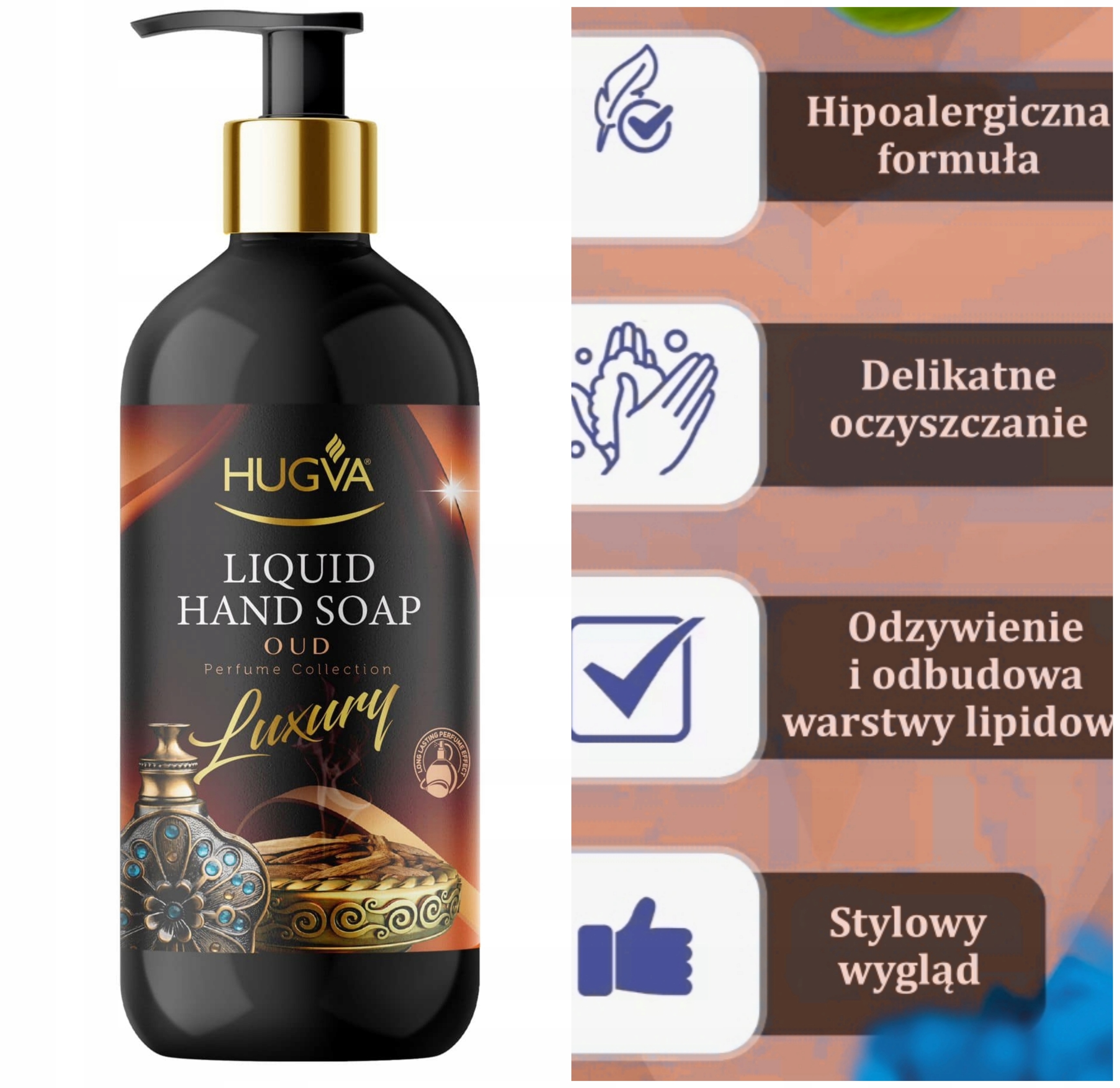 Mydło w płynie Hugva Luxury 500 l