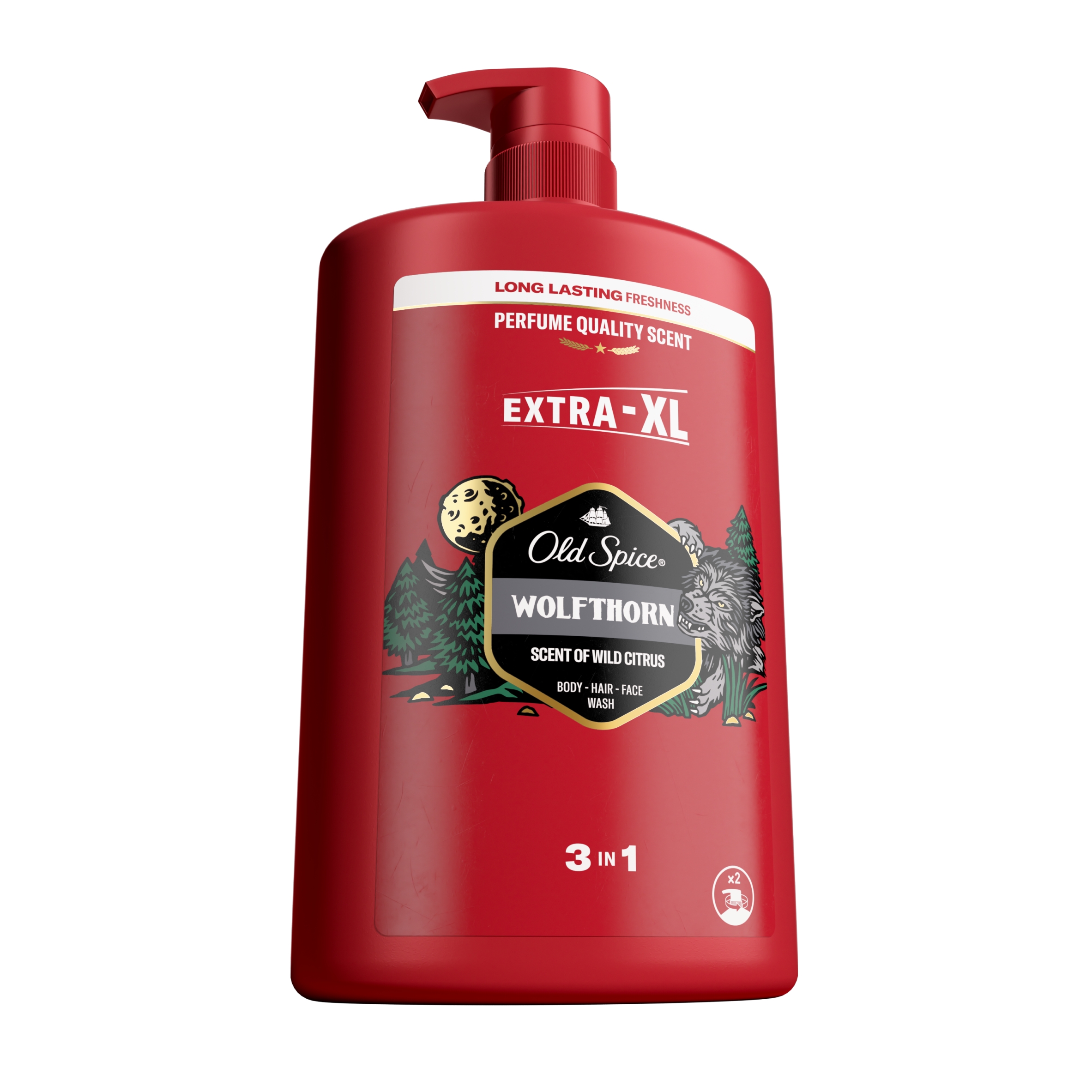 Old Spice Żel pod prysznic pompka 3w1 Wolfthorn 1L