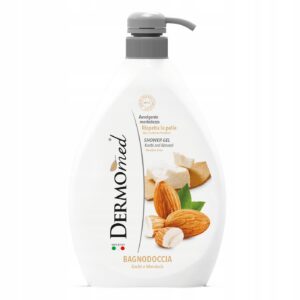 Dermomed Żel pod Prysznic Migdał 1000 ml Nawilżający z Pompką