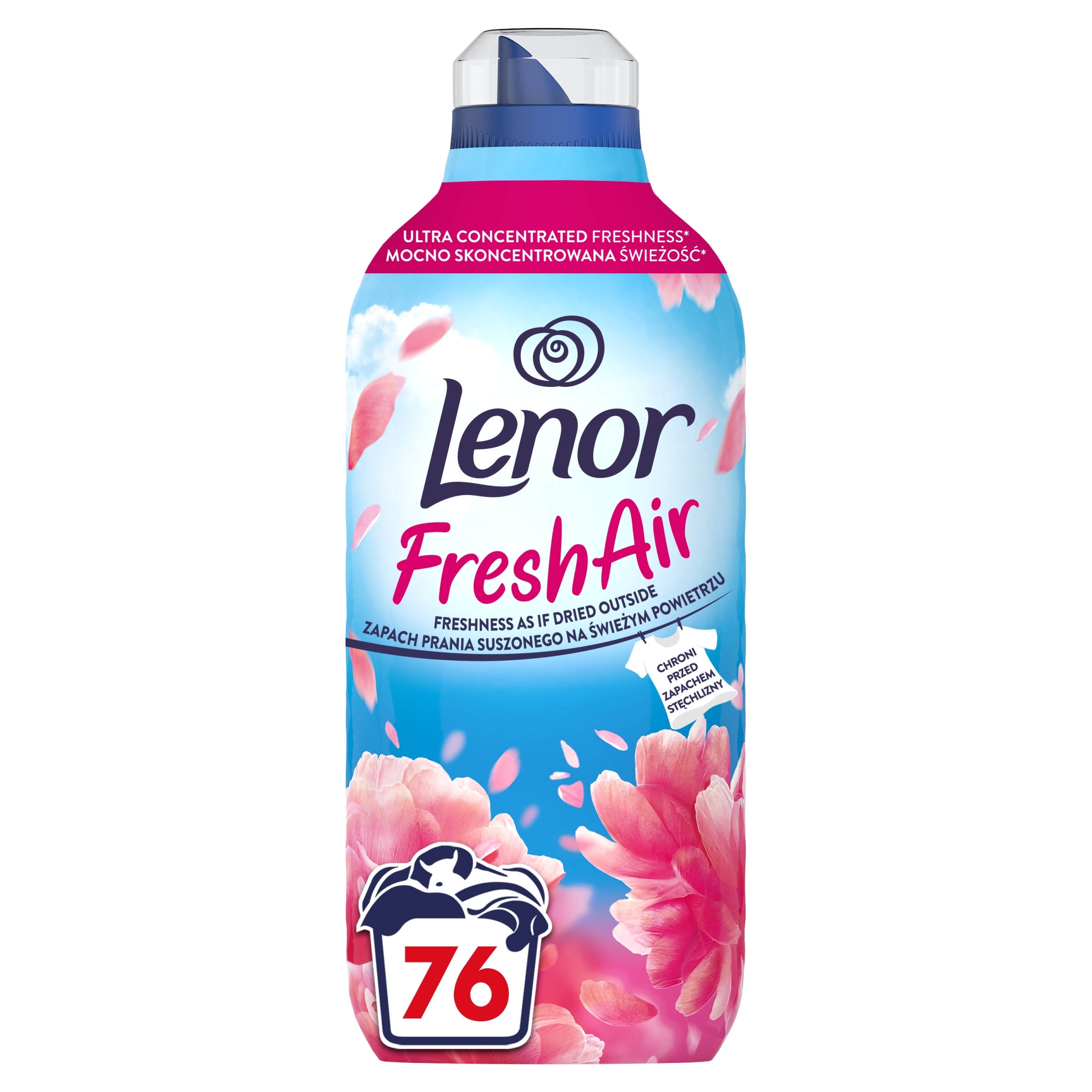 Płyn do płukania tkanin LENOR Fresh Air Pink Blossom, 76 prań