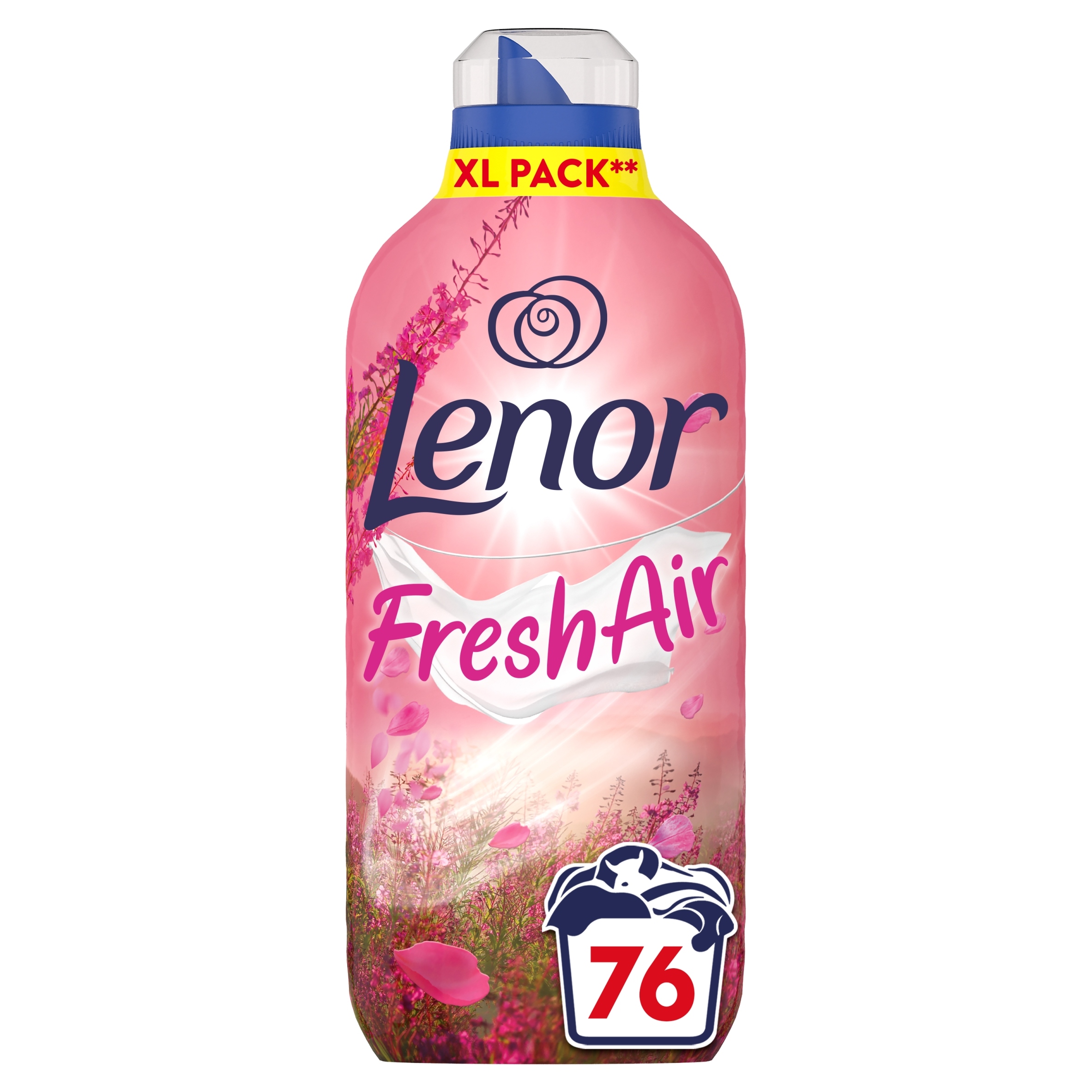 Płyn do płukania tkanin LENOR Fresh Air Pink Blossom, 76 prań