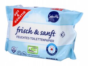 Papier nawilżony sensitive bezzapachowy Gut&Günstig 70 szt