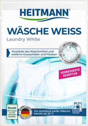 HEITMANN WASCHE WEISS 50G DE - WYBIELACZ W SASZETCE