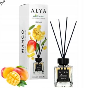 Alya Mango dyfuzor zapachowy z patyczkami 100 ml do domu biura łazienki