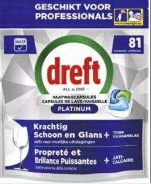 Tabletki do zmywarki Dreft Platinum 81 szt. Regular
