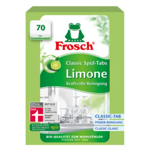 Tabletki do zmywarki Frosch Classic limonkowe 70 sztuk