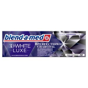 Blend-a-med 3D White Luxe pasta do zębów Perfection Charcoal 75 ml