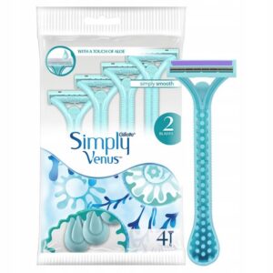 Gillette Simply Venus 2 Maszynka jednorazowa do golenia dla kobiet 4 szt.
